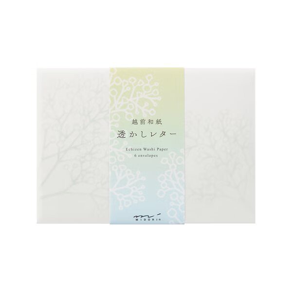 Echizen Washi Paper Envelope / Midori - bungu
