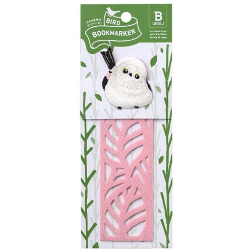 Embroidered Bird Bookmark / HISAGO - bungu