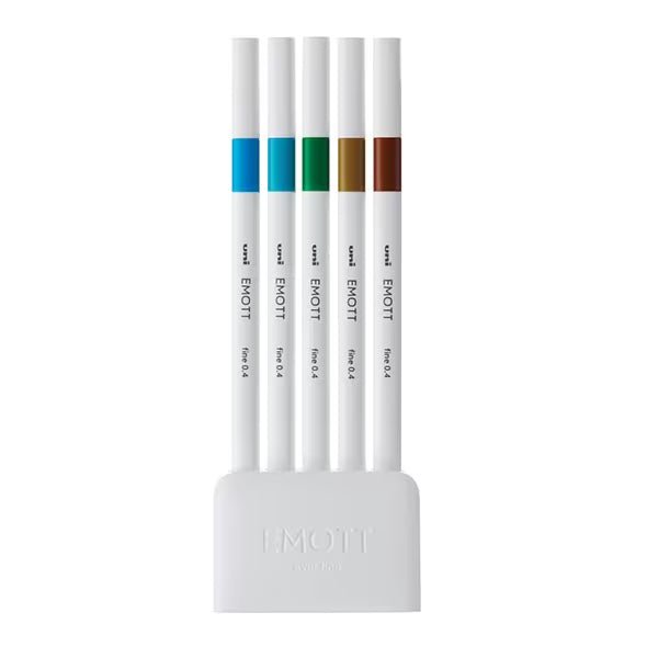 EMOTT Markers 5 Color Set / Mitsubishi Pencil - bungu