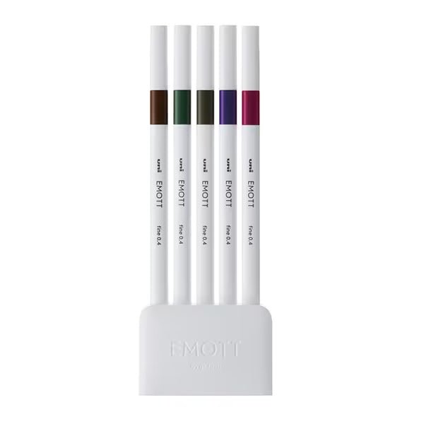EMOTT Markers 5 Color Set / Mitsubishi Pencil - bungu