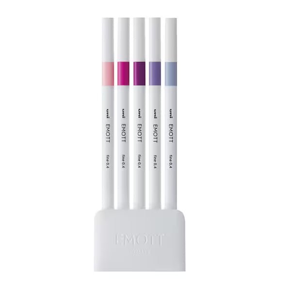 EMOTT Markers 5 Color Set / Mitsubishi Pencil - bungu