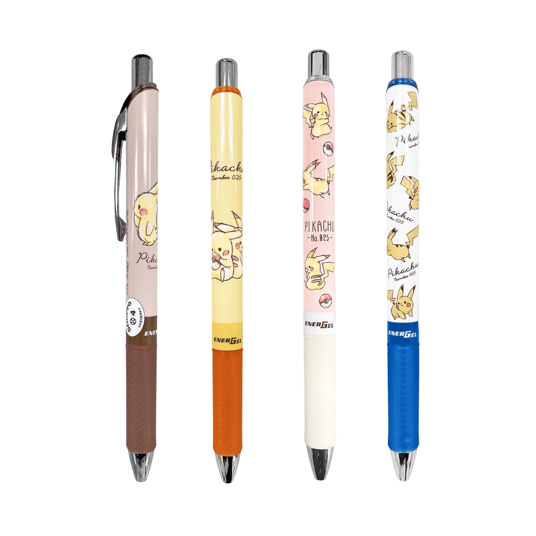 Energel Ballpoint Pen Pokemon Pikachu Number 025 / Kamio Japan - bungu