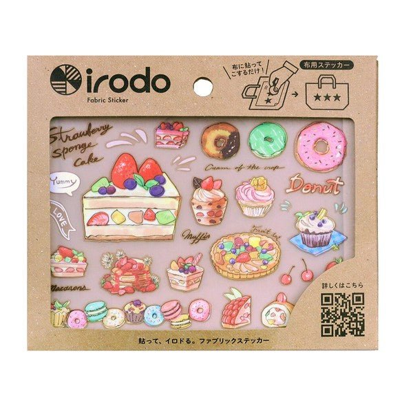 Fabric Sticker Set Food / irodo - bungu