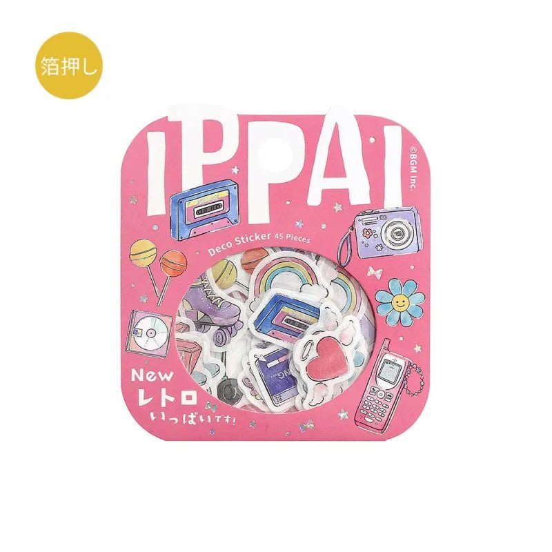 Flake Sticker Foil Stamped IPPAI Vol.4 / BGM - bungu