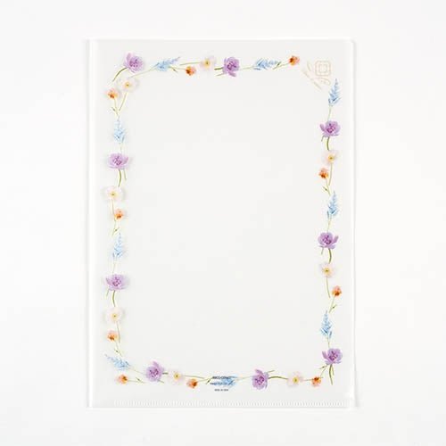 Fleur de Papier Clear File / DAIGO - bungu