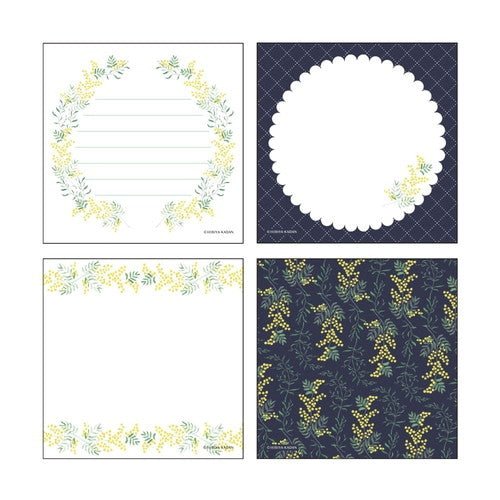 Fleurs de Papier Flower Memo Pad / DAIGO - bungu
