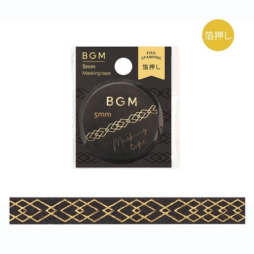 Foil Stamping Masking Tape Life 5mm / BGM - bungu