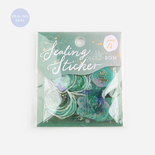 Foil Stamping "Phantom Flower" Sealing Sticker / Background Music - bungu