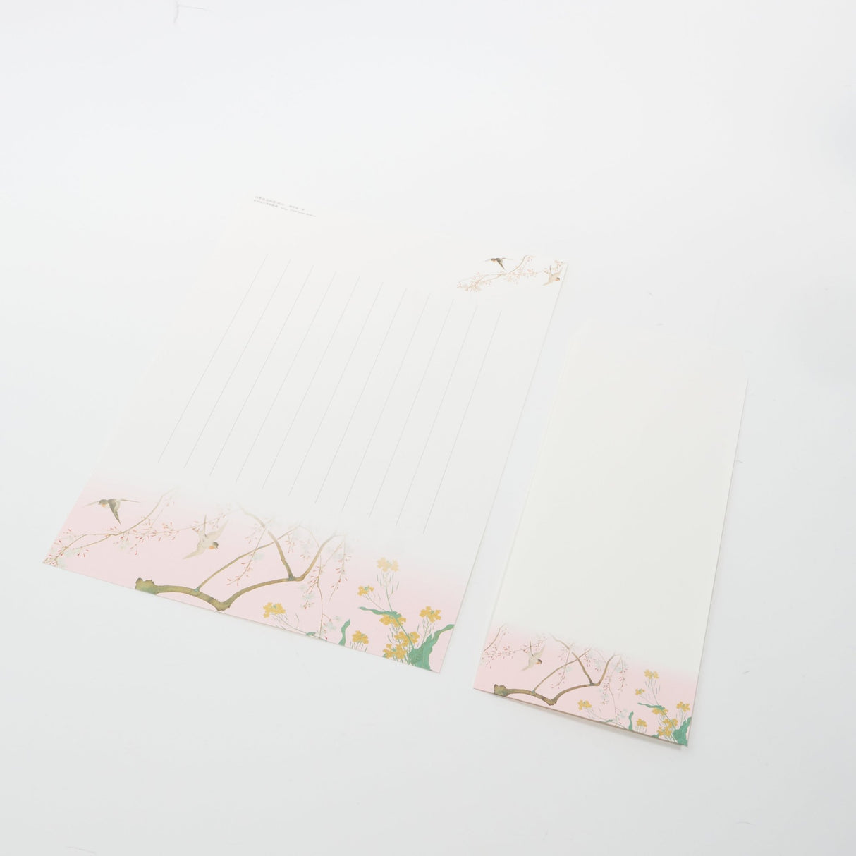 Four Seasons Flowers and Birds Scroll Letter Set / Benrido - bungu
