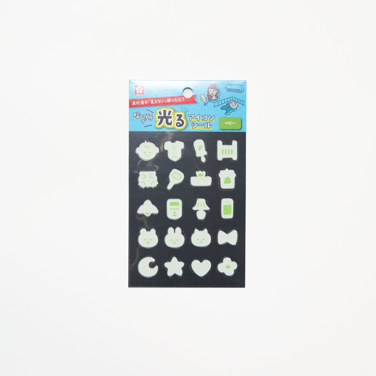 Glow in the Dark Icon Sticker / SAKURA - bungu