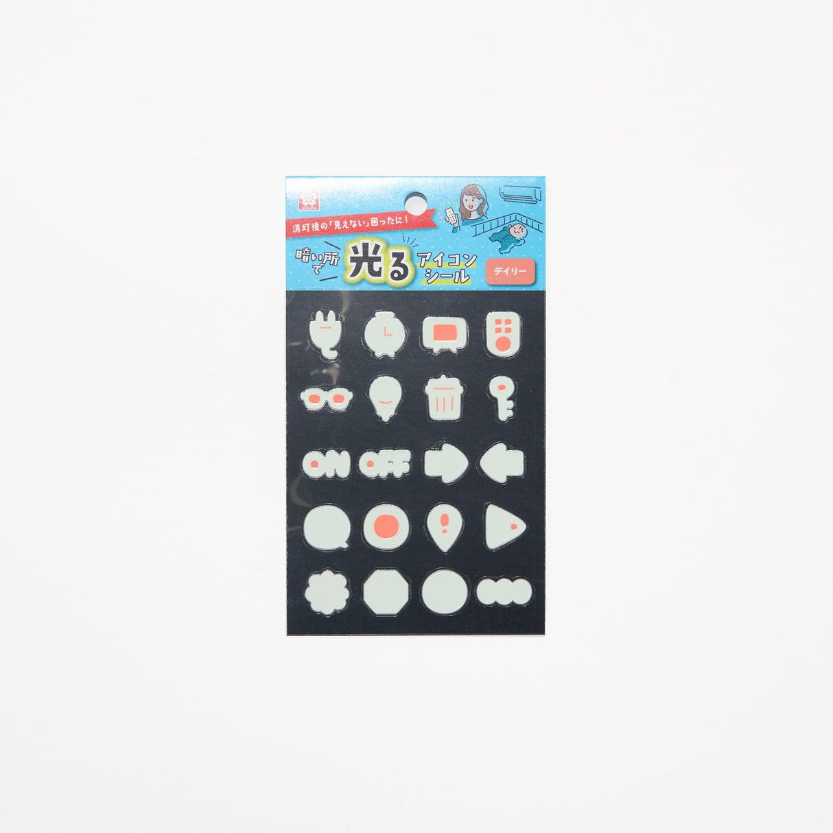 Glow in the Dark Icon Sticker / SAKURA - bungu