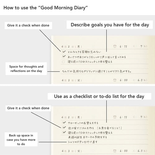 Good Morning Diary / Midori DESIGNPHIL - bungu
