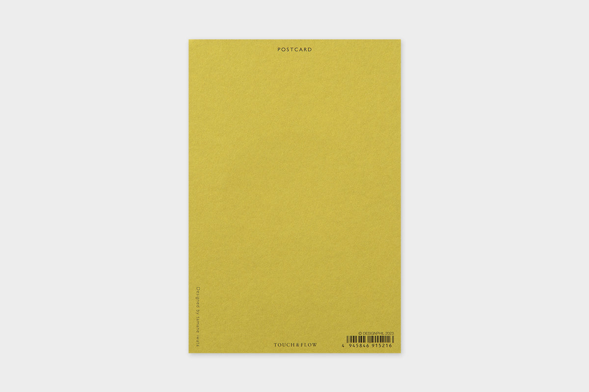 Art Touch Tamane Iwata Letterpress Postcard / TOUCH & FLOW