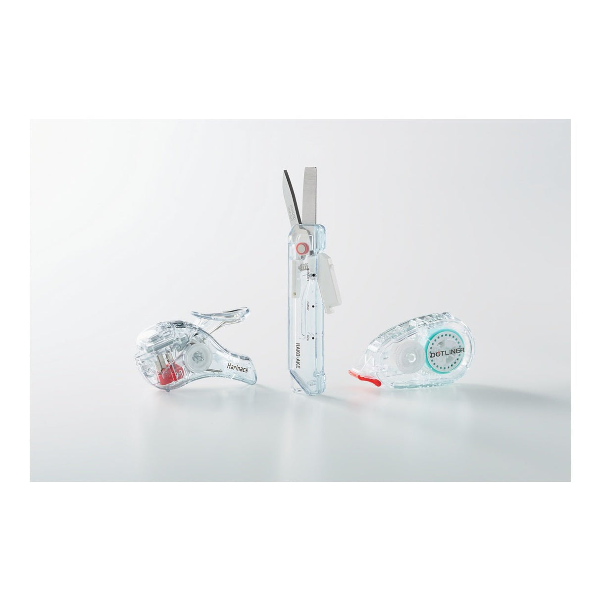 Hakoake 2-Way Portable Scissors Transparent Mechanism / KOKUYO - bungu