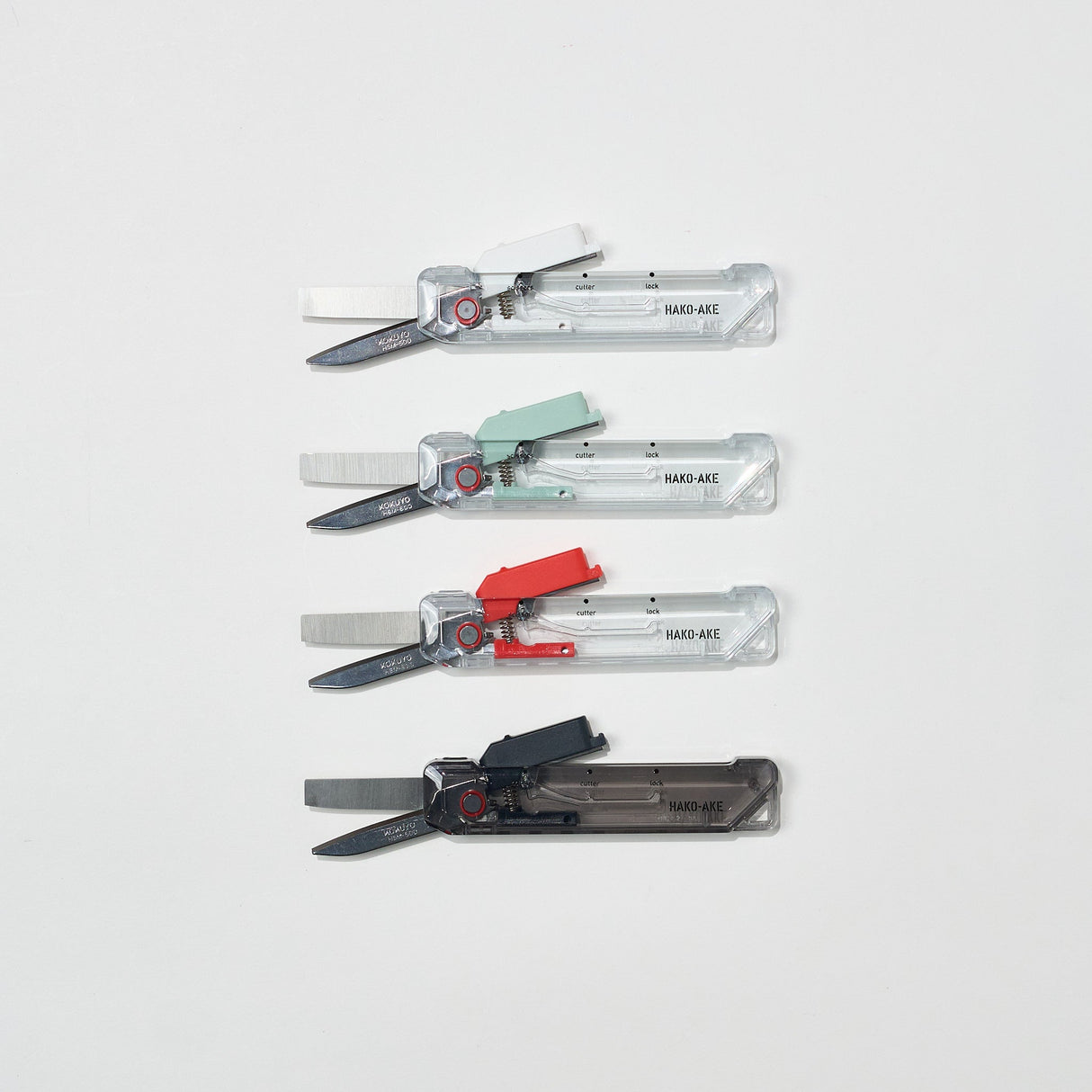 Hakoake 2-Way Portable Scissors Transparent Mechanism / KOKUYO - bungu