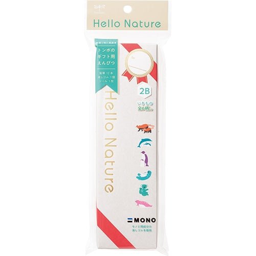 Hello Nature Writing Wooden Pencil / Tombow - bungu