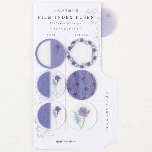 Hibiya Kadan Round Film Index Sticky Note / DAIGO - bungu