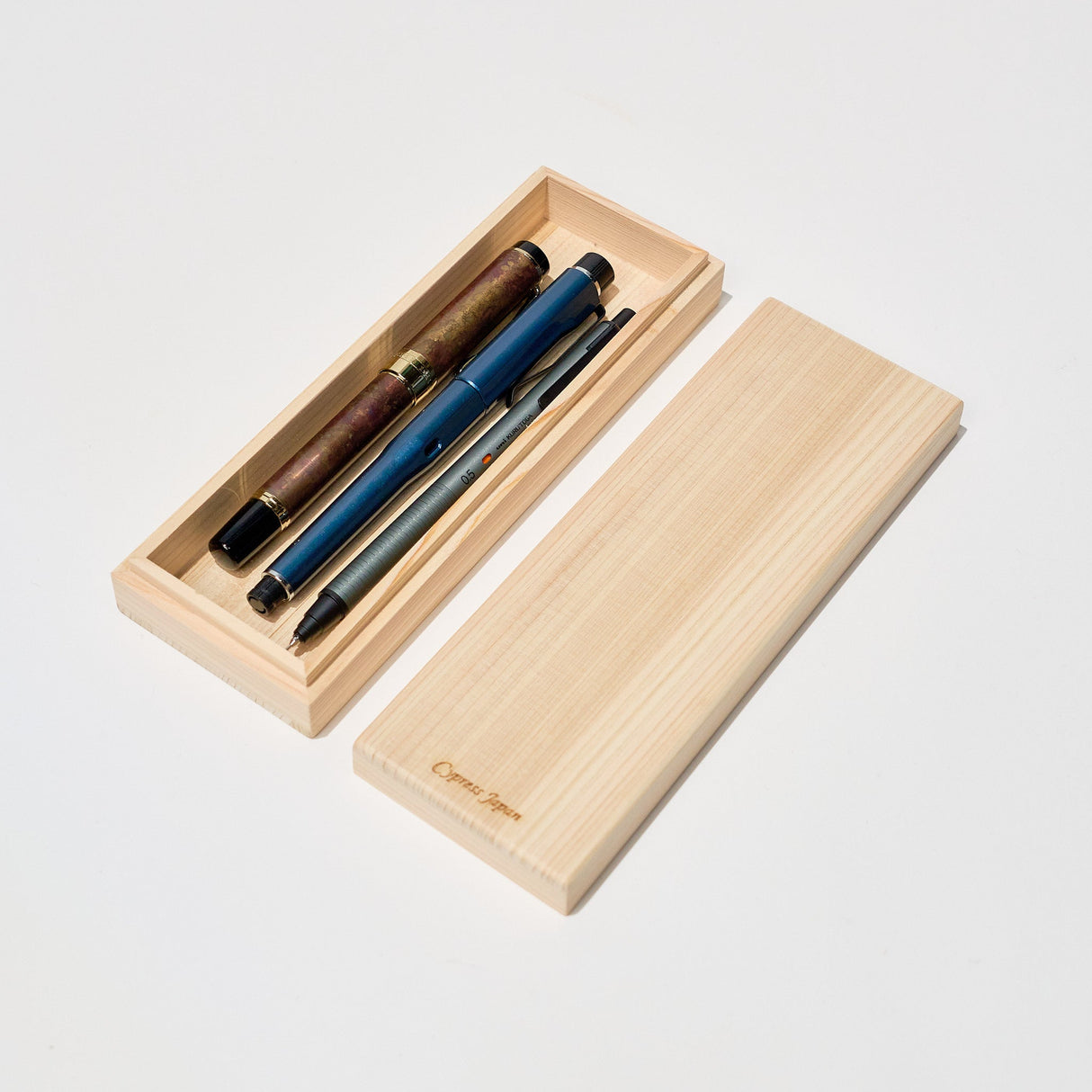 Hinoki Wood Case / Cypress Japan - bungu