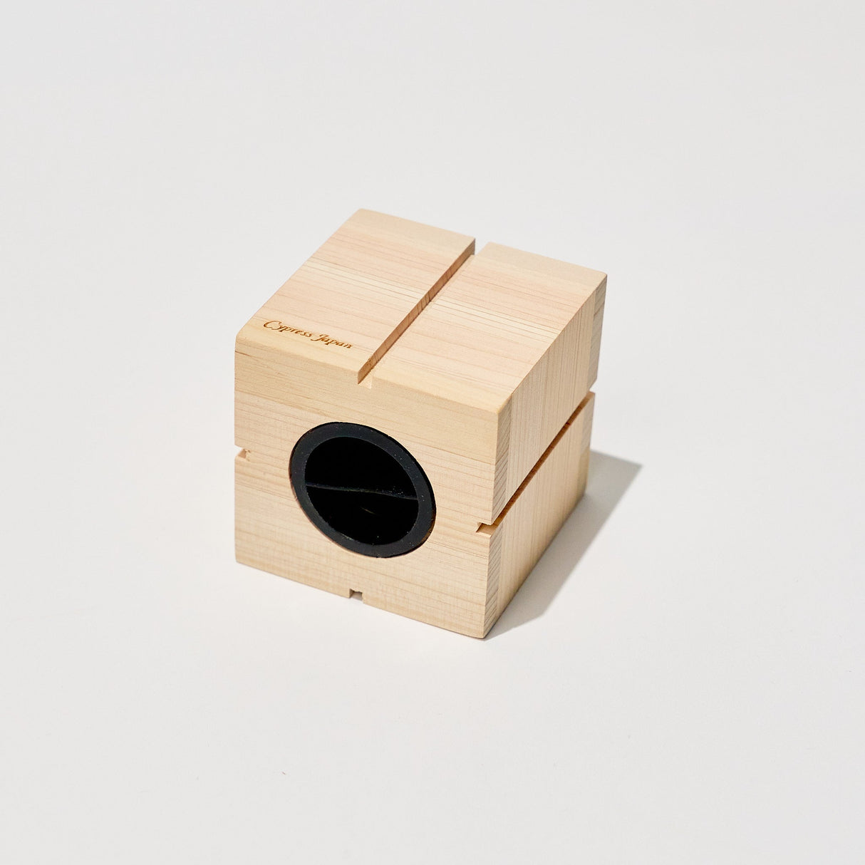 Hinoki Wood Secret Savings Box / Cypress Japan - bungu