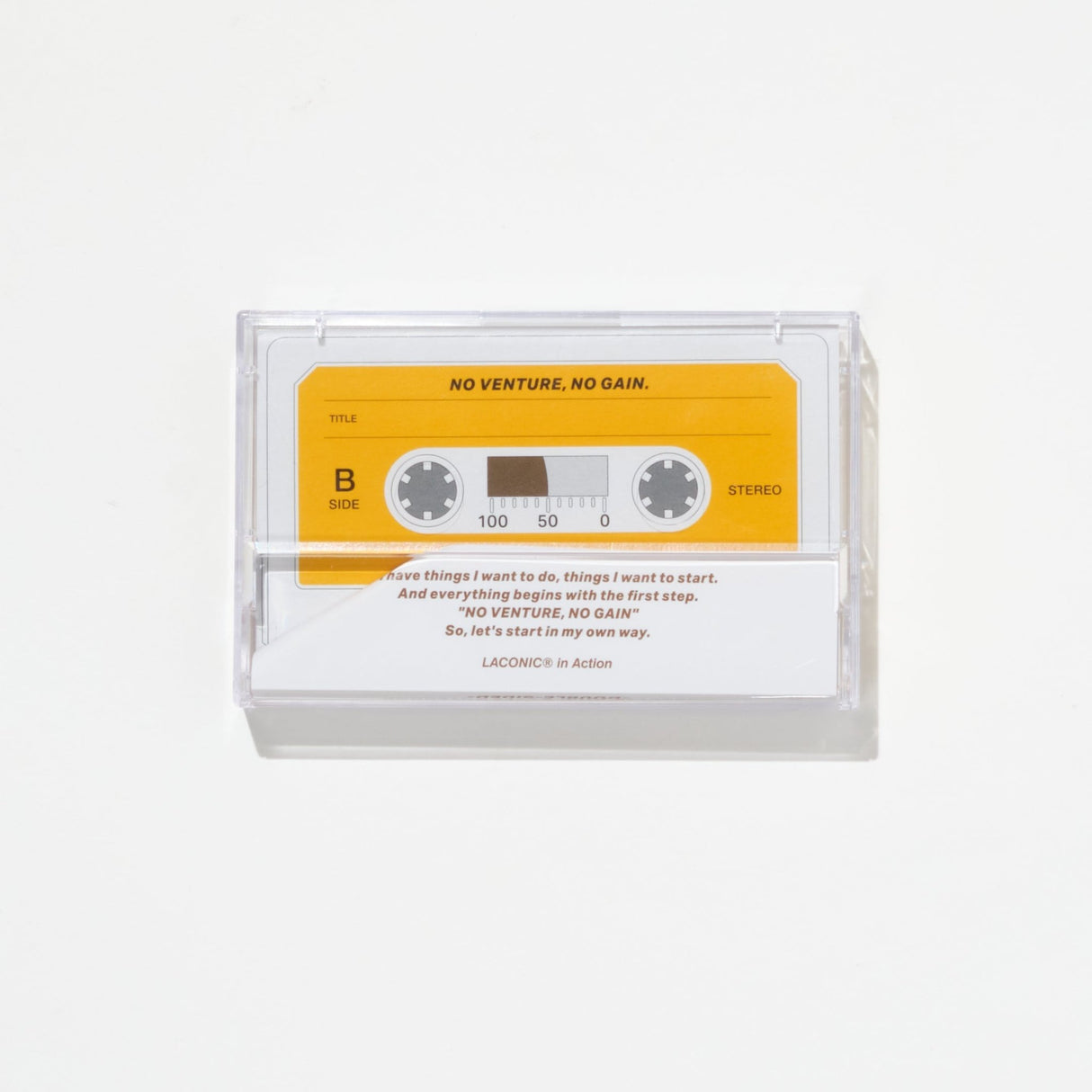 in Action Cassette Tape Style Notebook / LACONIC - bungu