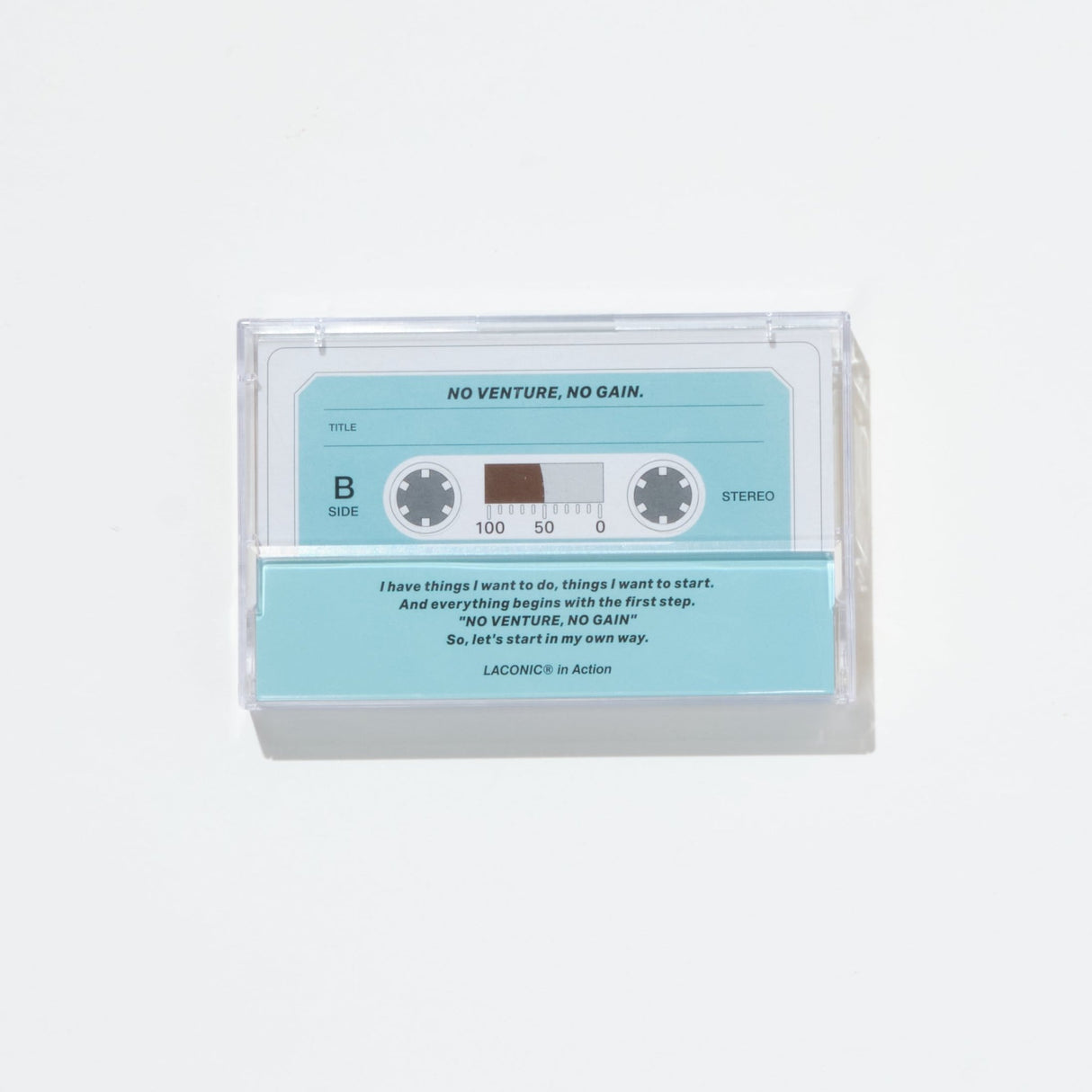 in Action Cassette Tape Style Notebook / LACONIC - bungu