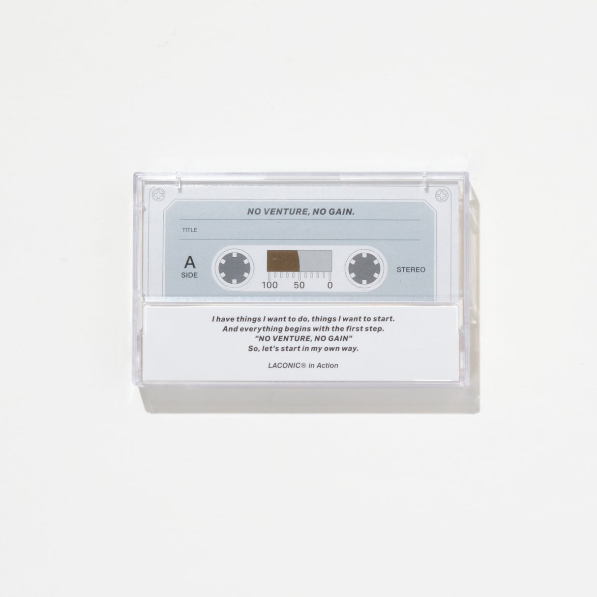 in Action Cassette Tape Style Notebook / LACONIC - bungu
