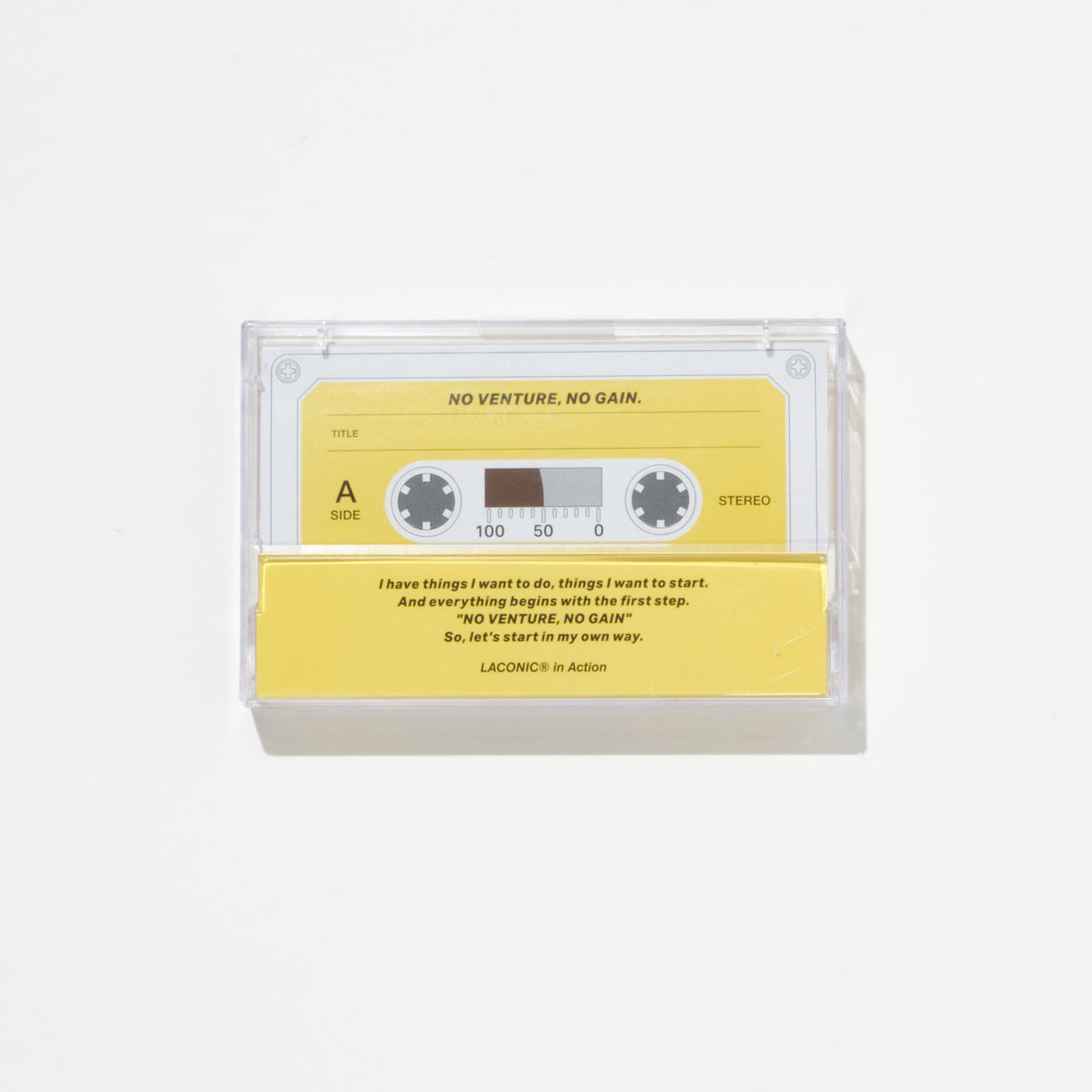 in Action Cassette Tape Style Notebook / LACONIC - bungu