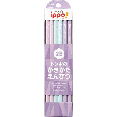 ippo! Kakikata Writing Wooden Pencil Plain / Tombow - bungu