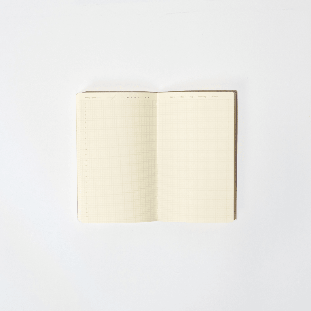 isshoni. 3 - Month Day Log Notebook / DAIGO - bungu