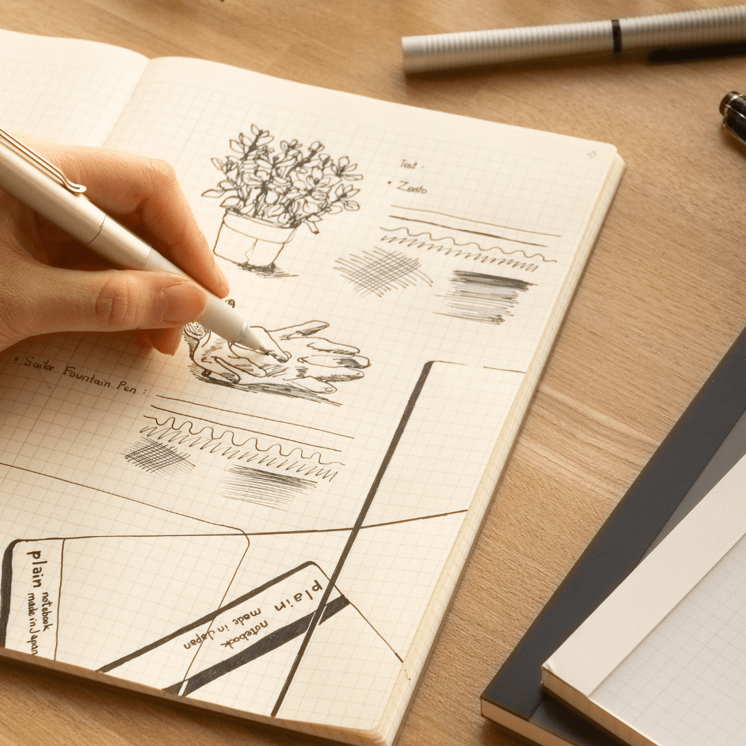 isshoni. Number Notebook Grid / DAIGO - bungu