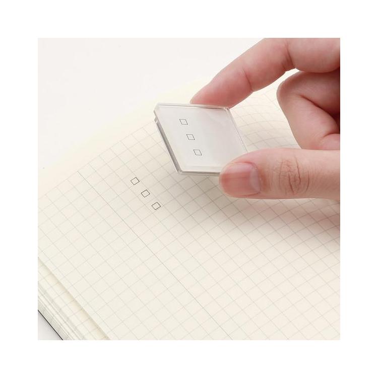 isshoni. Point Stamp Flat Self - Inking Stamp / DAIGO - bungu