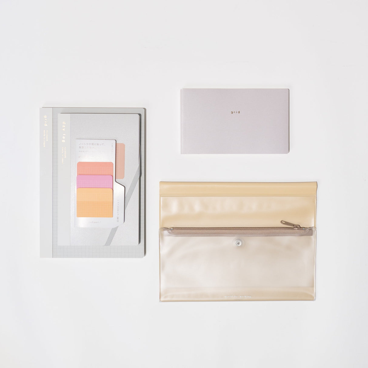 isshoni. Productivity Bundle: Beige - bungu