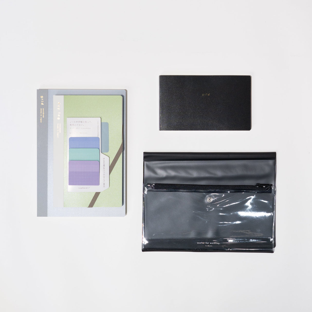 isshoni. Productivity Bundle: Black - bungu