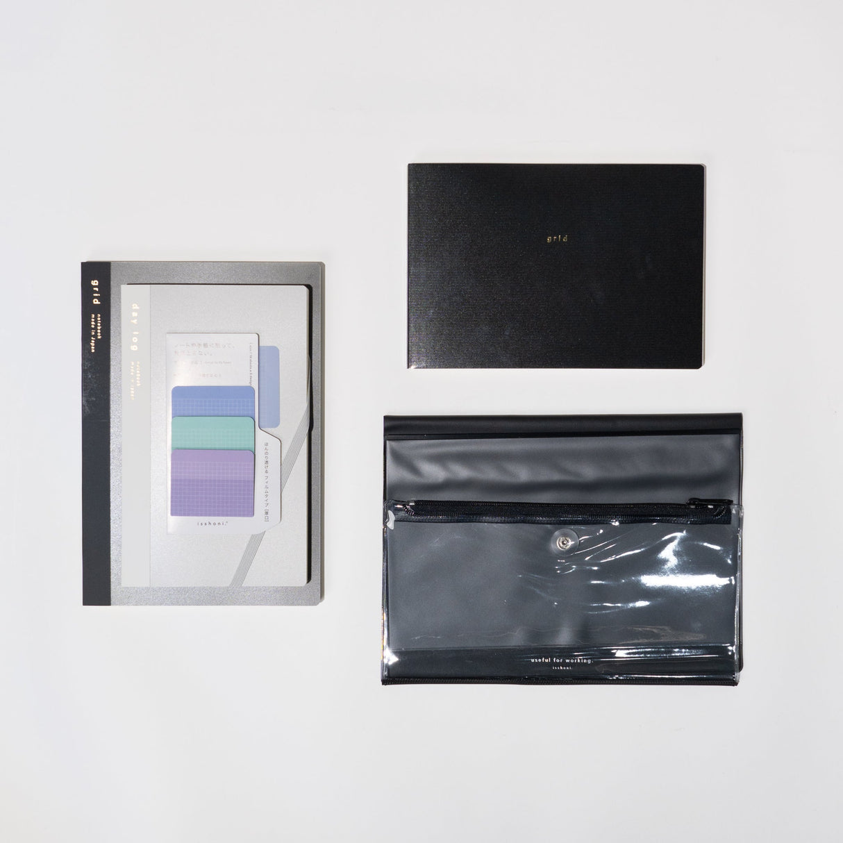 isshoni. Productivity Bundle: Black - bungu