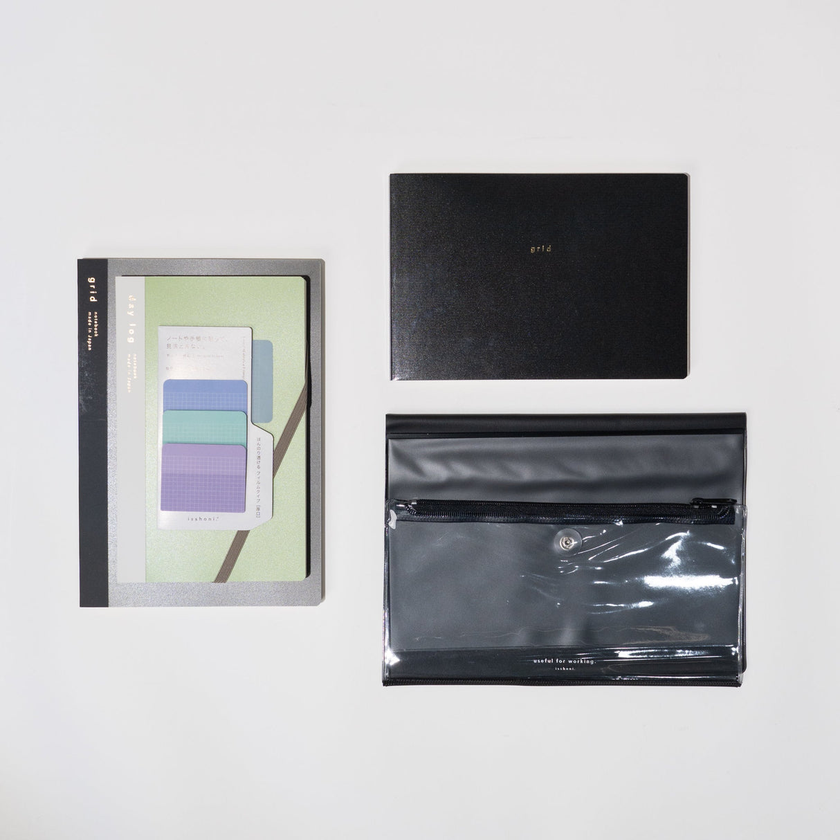 isshoni. Productivity Bundle: Black - bungu