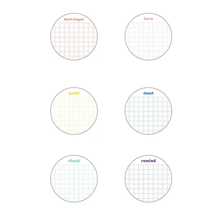 isshoni Round To - Do Sticky Notes / DAIGO - bungu