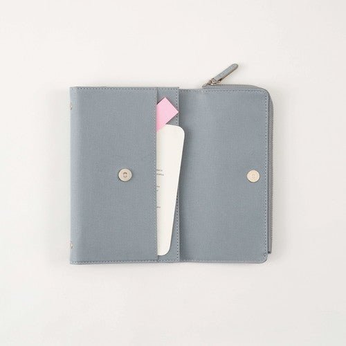 isshoni. System Planner Binder Cover with Pen Case / DAIGO - bungu