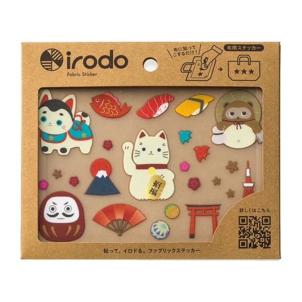 Fabric Sticker Set Japan / irodo