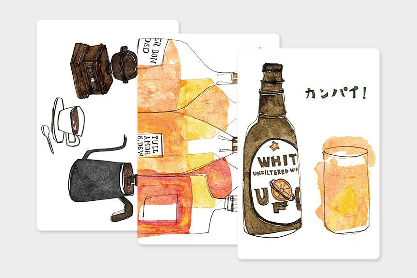 Art Touch Jun Sasaki Postcards / TOUCH & FLOW