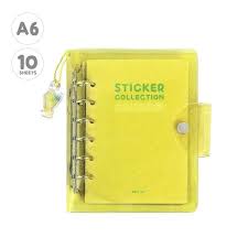 Notebook-Style Sticker Book A6 Cafe a la Mode / BGM