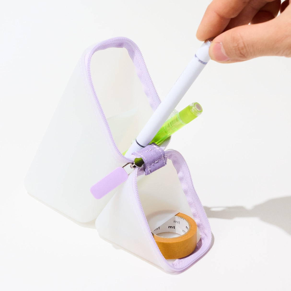 Kakusta Sheer Silicone Type Pen Case / Sonic - bungu