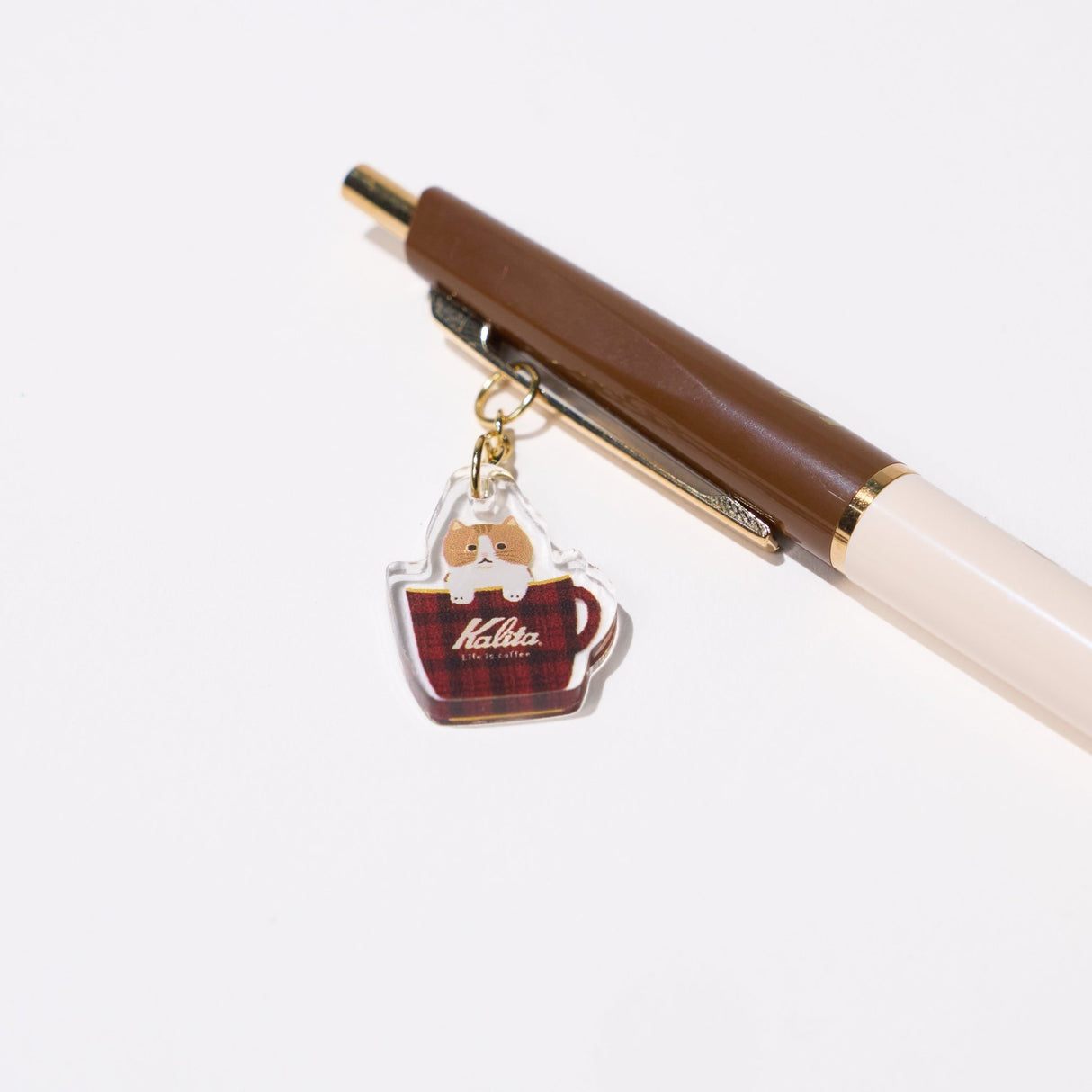 Kalita Collaboration Ballpoint Pen with Cat Charm 0.5mm / ANTERIQUE - bungu