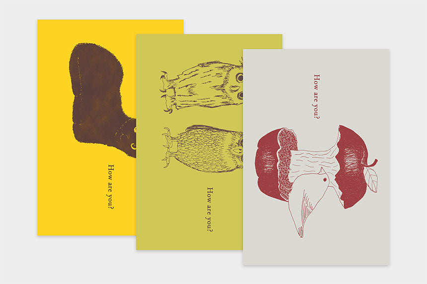 Art Touch Kanagawa Kamome Postcards / TOUCH & FLOW