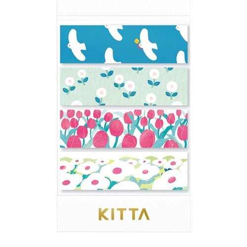KITTA Accordion Fold Masking Tape Sticker / KING JIM - bungu
