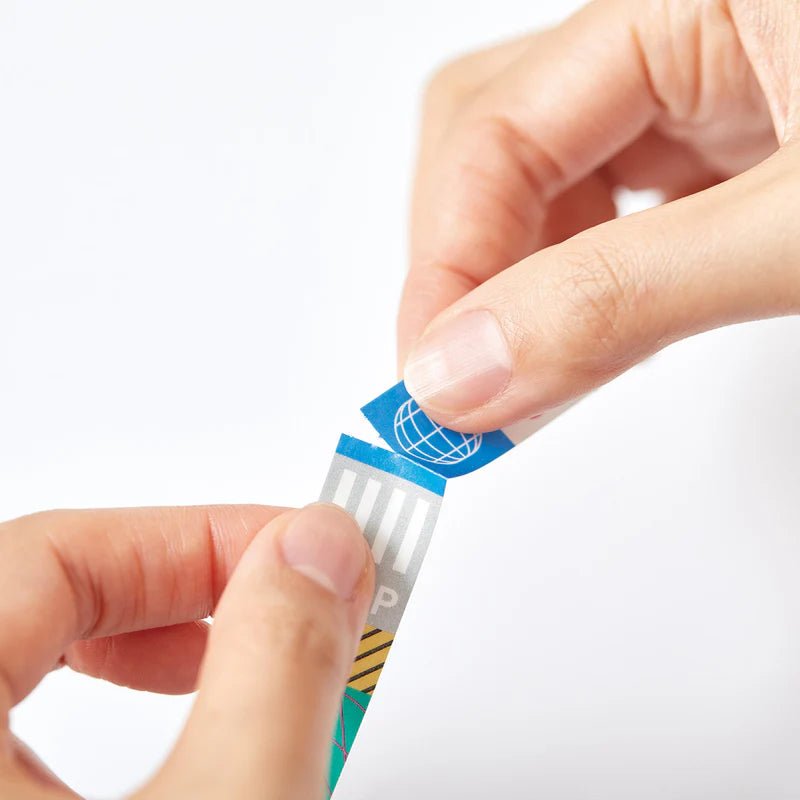 KITTA Accordion Fold Masking Tape Sticker / KING JIM - bungu