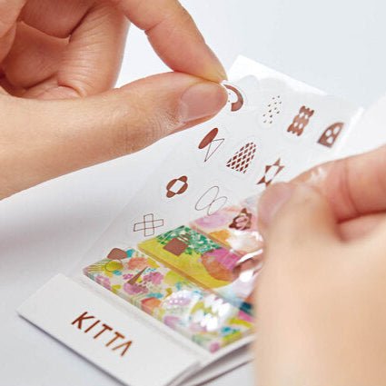 KITTA Collage Masking Tape Sticker / KING JIM - bungu