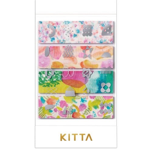 KITTA Collage Masking Tape Sticker / KING JIM - bungu