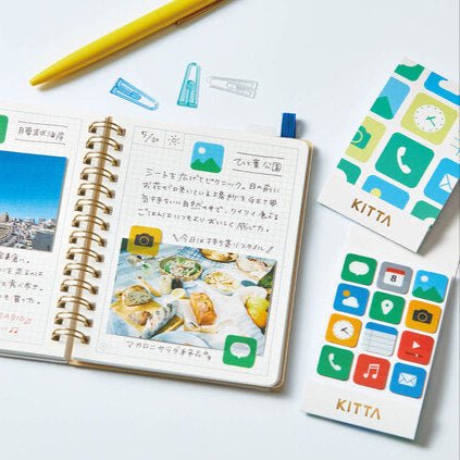 KITTA Icon Style Clear Sticker / KING JIM - bungu