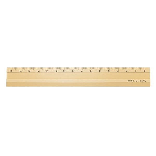 Kiwami LR Ambidextrous Aluminum Ruler 15cm / KYOEI PLASTIC - bungu