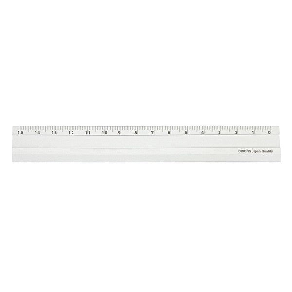 Kiwami LR Ambidextrous Aluminum Ruler 15cm / KYOEI PLASTIC - bungu